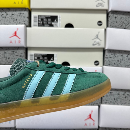 Adidas Gazelle Indoor - Collegiate Green / Blue Dawn