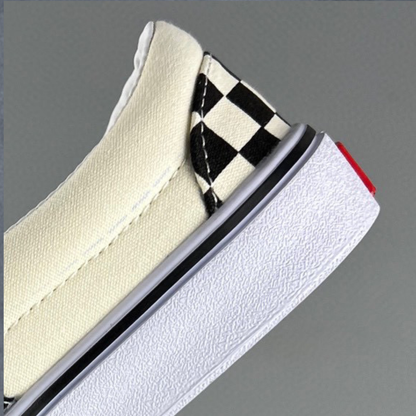 Vans Classic Slip-On Checkerboard - Black/White