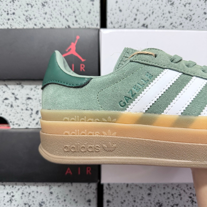 Adidas Gazelle Bold - White Grass Brown