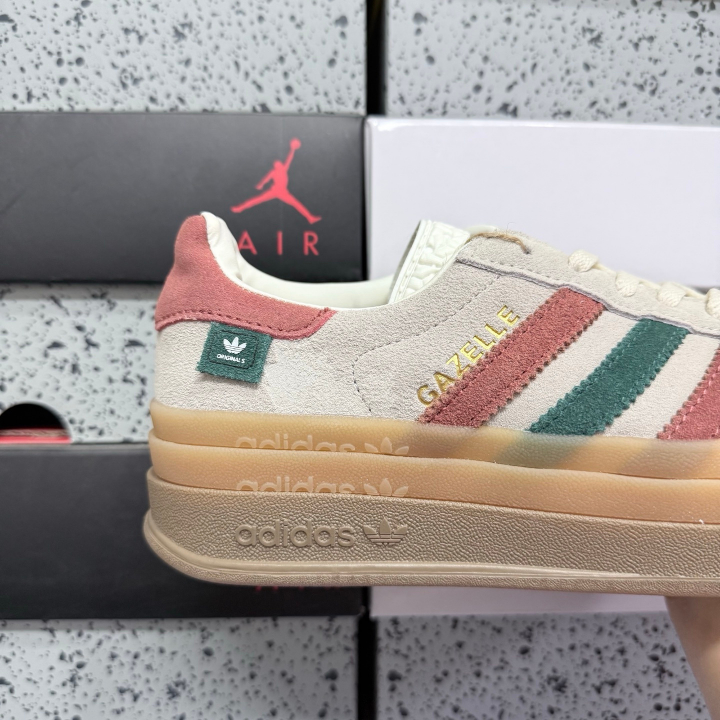 Adidas Gazelle Bold - Brown Brown Green