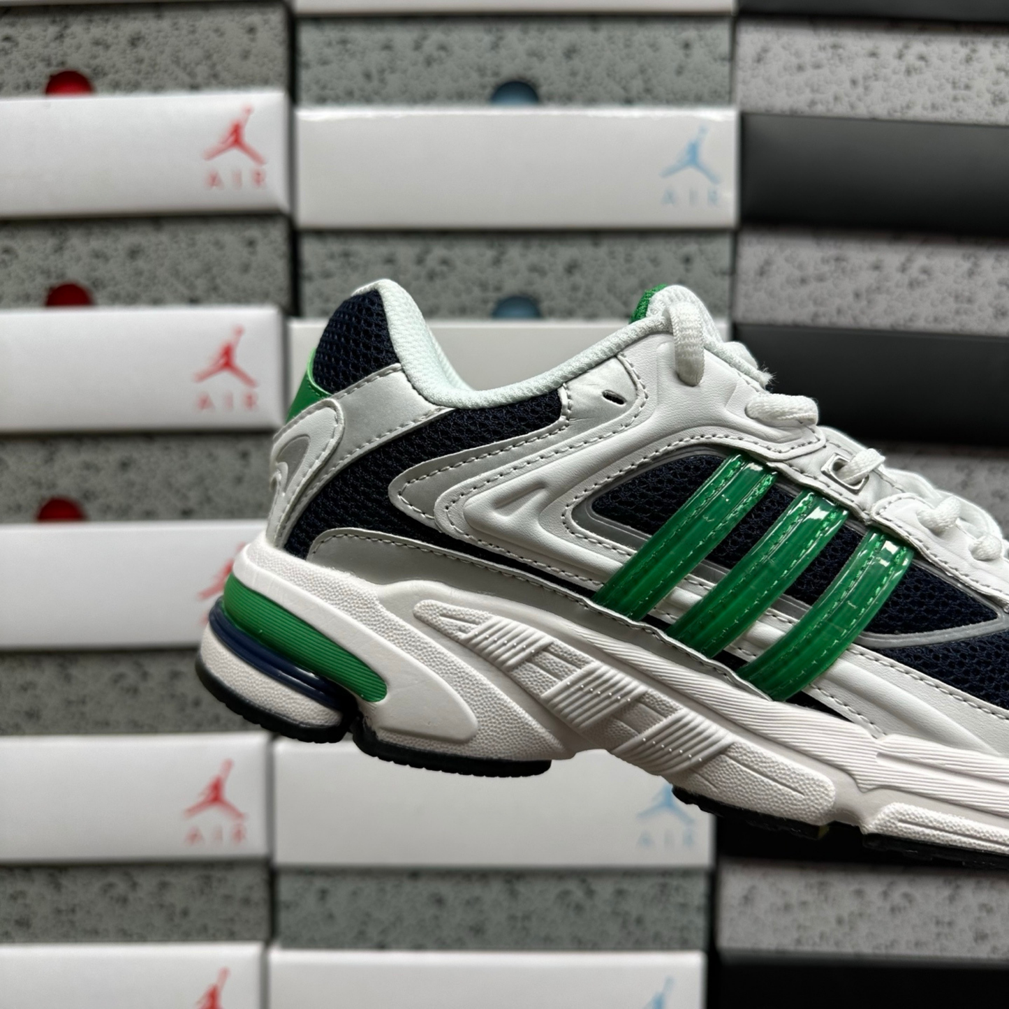 Adidas Response CL - White Green Collegiate Navy