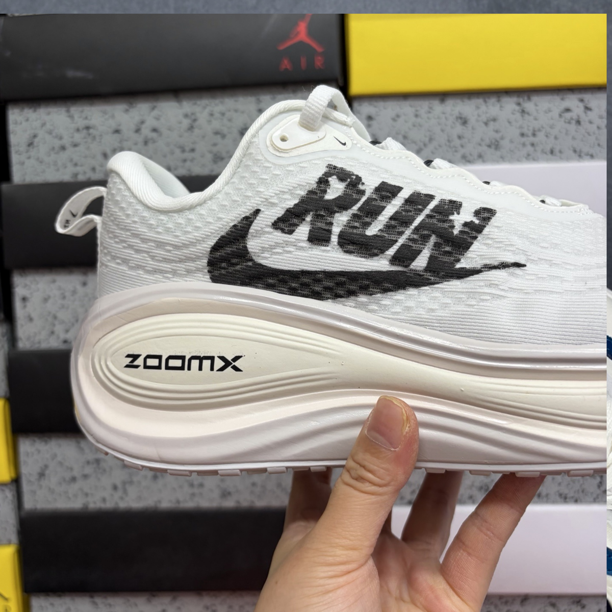Nike Vomero Plus - Reverse Swoosh White