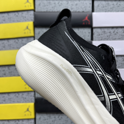 Asics Gel Nimbus 27 - Black / White