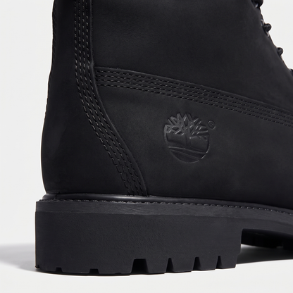 Timberland Premium 6-Inch Waterproof Boot - Black Smooth Leather