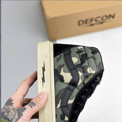 DEFCON X Vans Sk8-Hi Notchback Pro - Multicam Black
