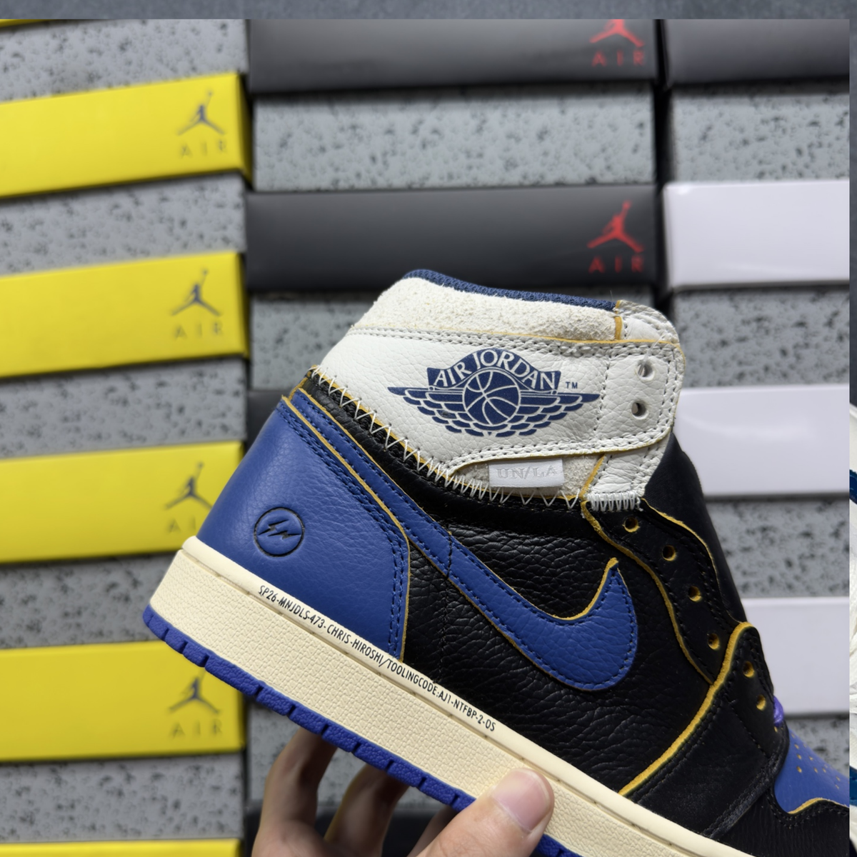 Union LA x Fragment Design x Air Jordan 1 Retro High OG SP - Sport Royal