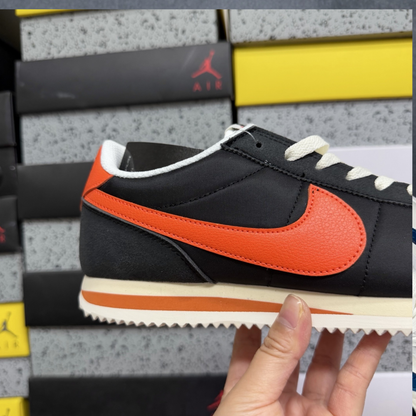 Nike Cortez TXT - Black Safety Orange