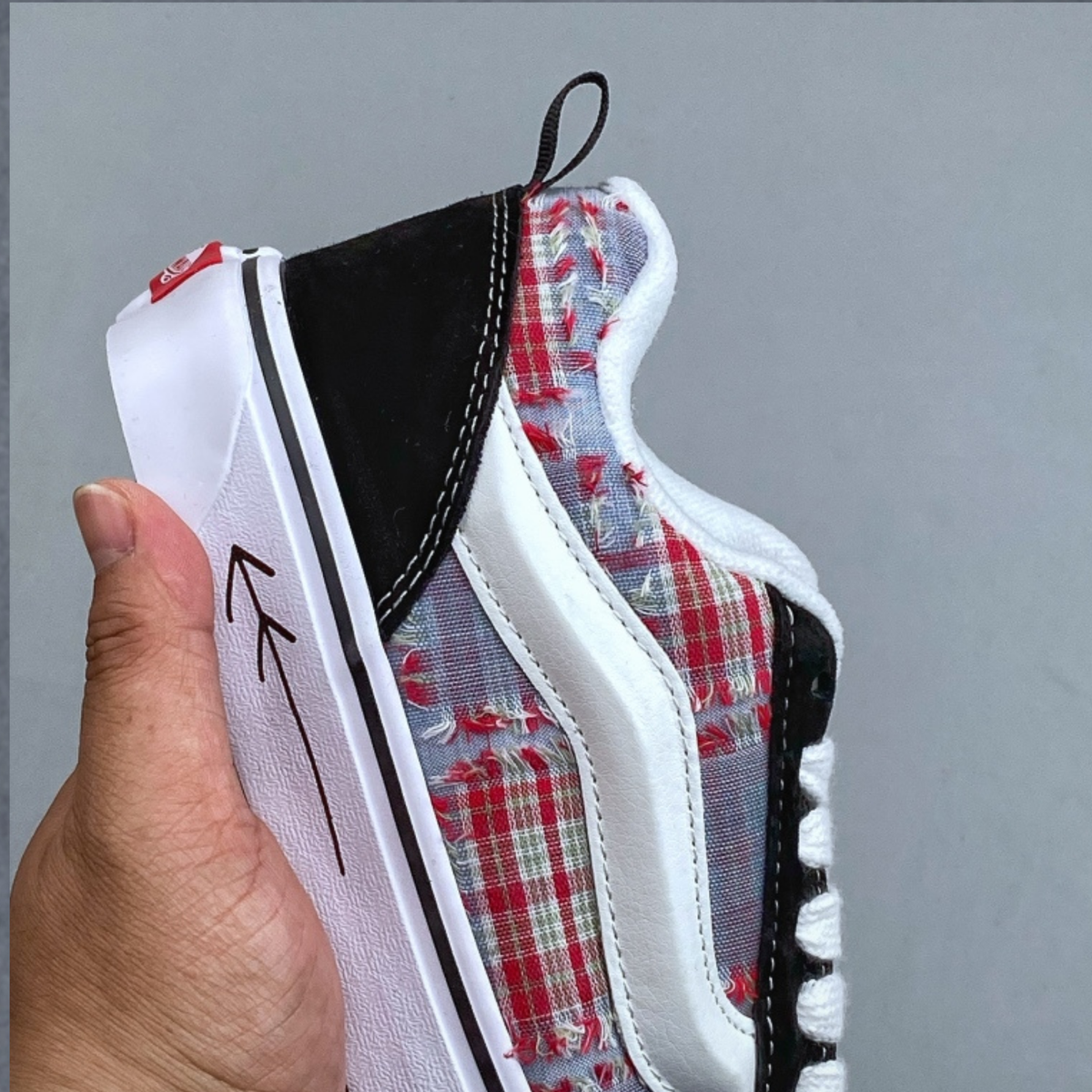 Vans Knu Skool - Rave Plaid Black/Plaid