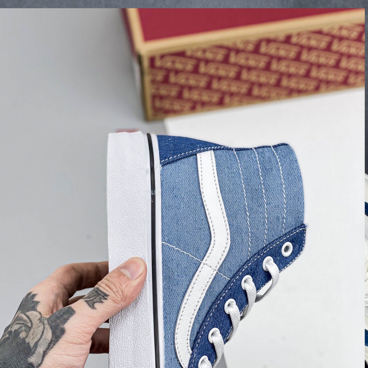 Vans Sk8-Mid Reissue - Denim 2-Tone