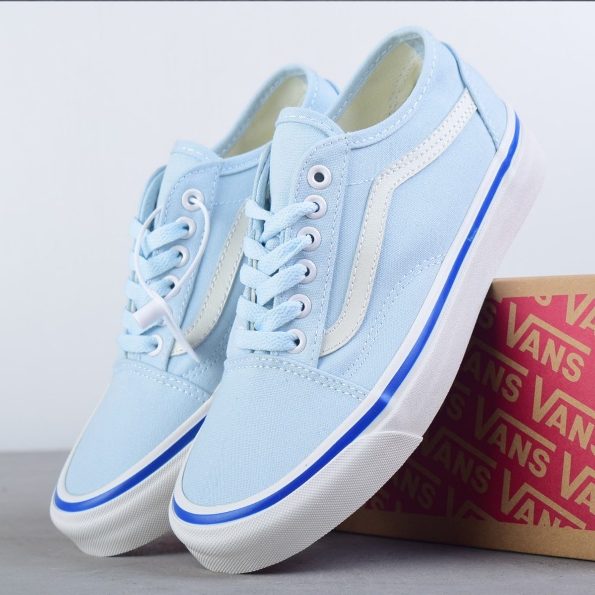Vans Retro Cali Old Skool Tapered - Light Blue/True White