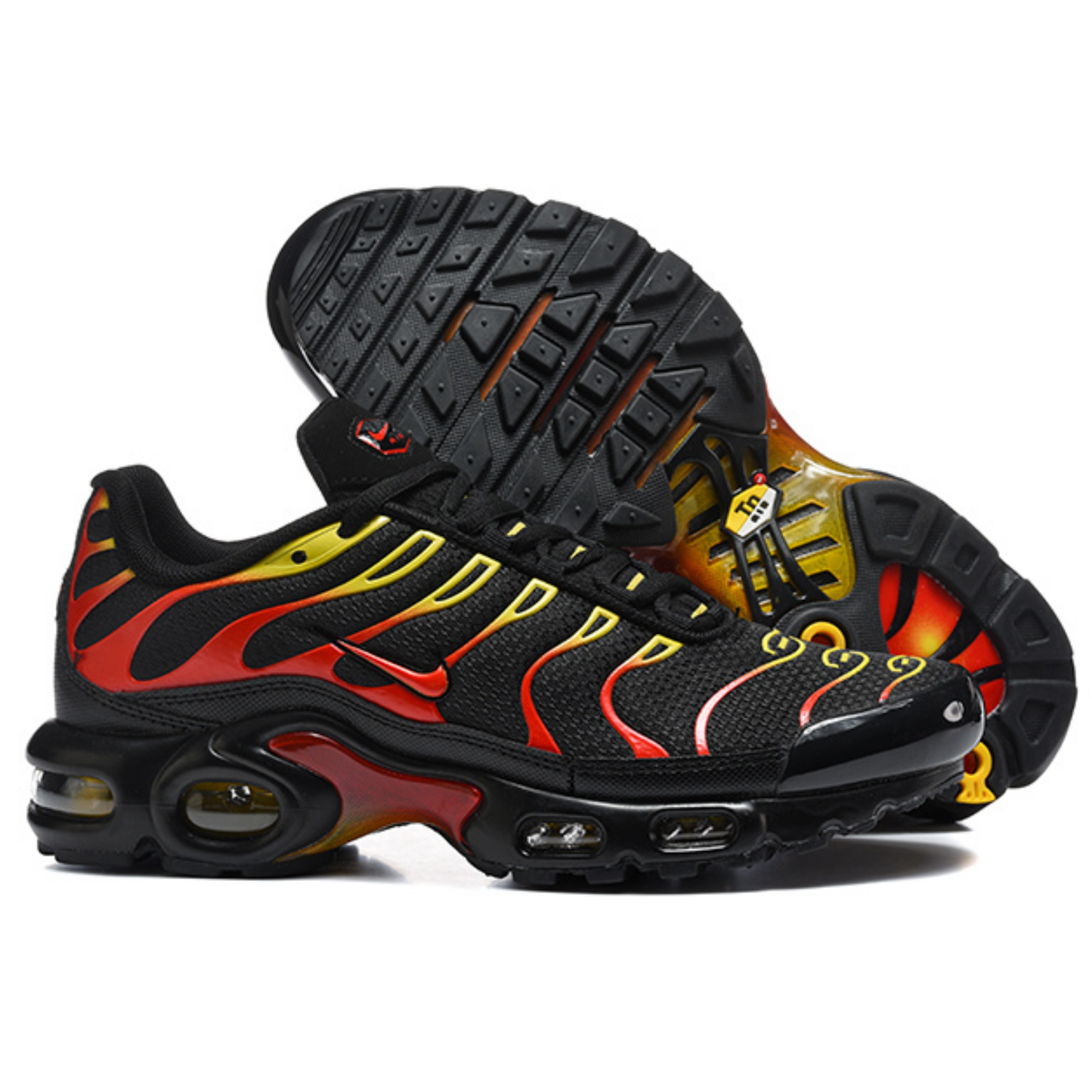 Nike Air Max Plus - Black University Gold Red