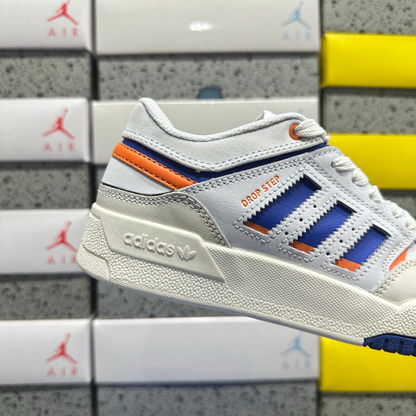Adidas Drop Step Low - White Blue Orange