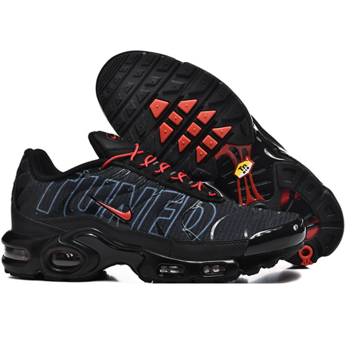 Nike Air Max Plus - Tuned Graphic Black University Red