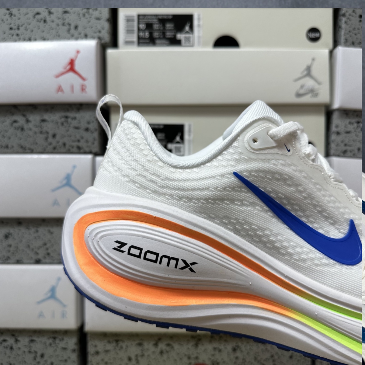 Nike Vomero Plus - White Game Royal Orange