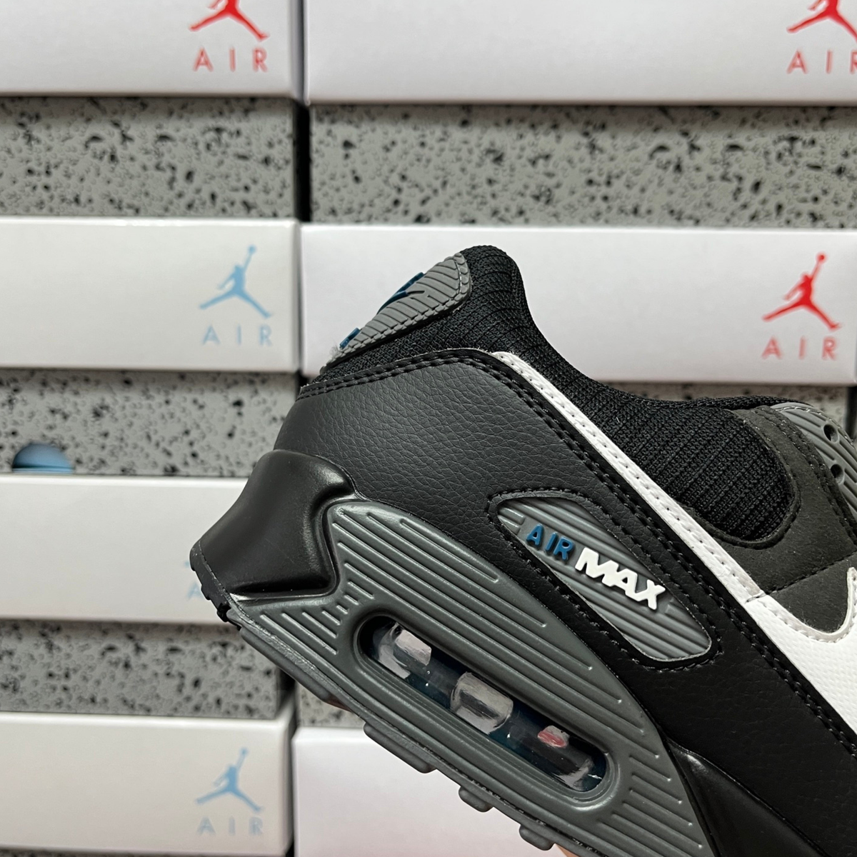 Nike Air Max 90 - Black Iron Grey Marina
