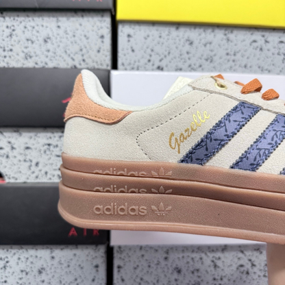 Adidas Gazelle Bold - Cream White Orbit Violet Indigo
