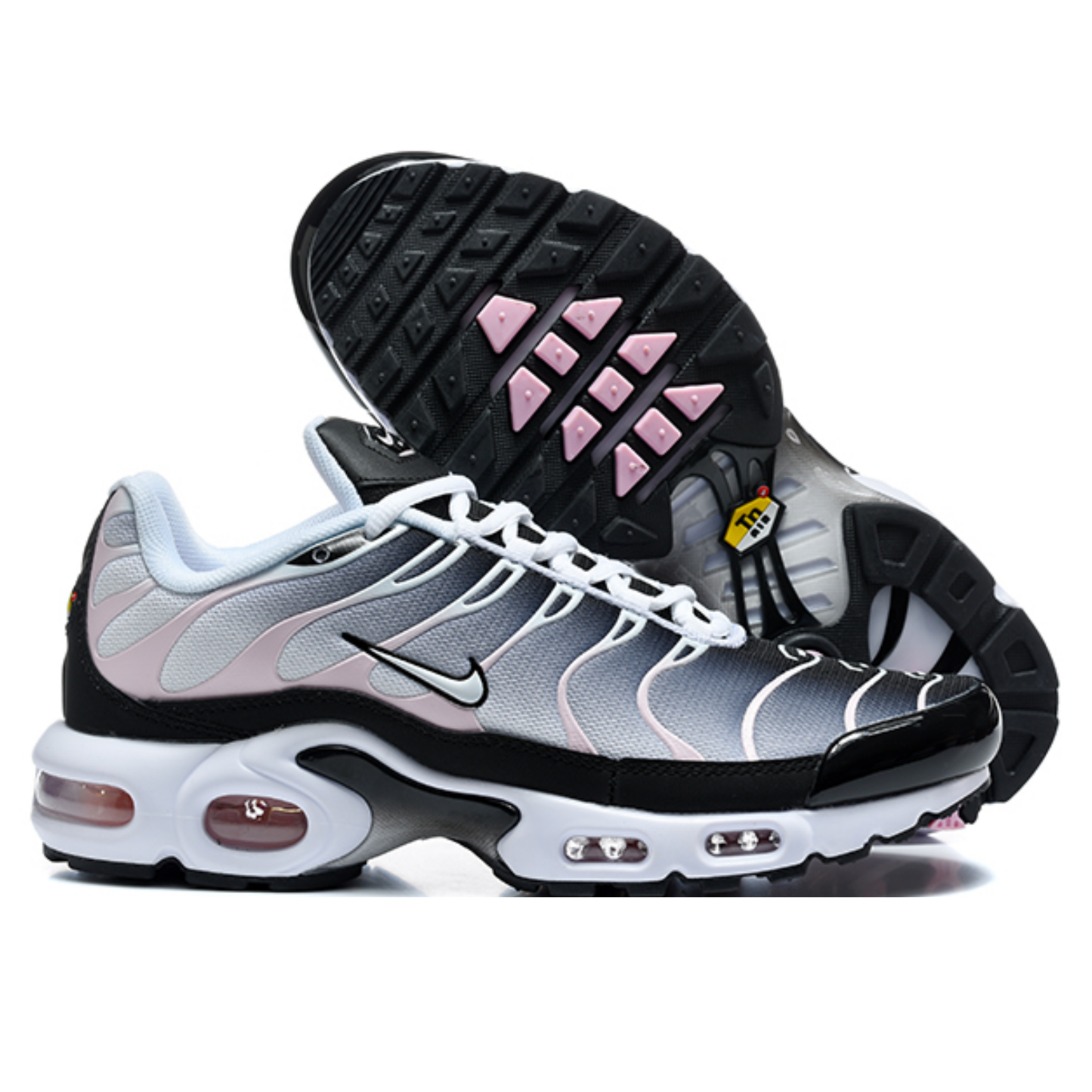 Nike Air Max Plus - Black White Pink Foam
