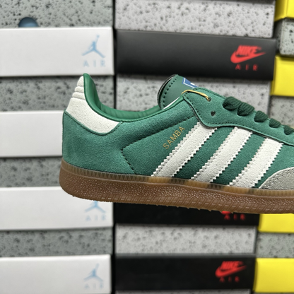 Adidas Samba - Collegiate Green Gum Grey Toe