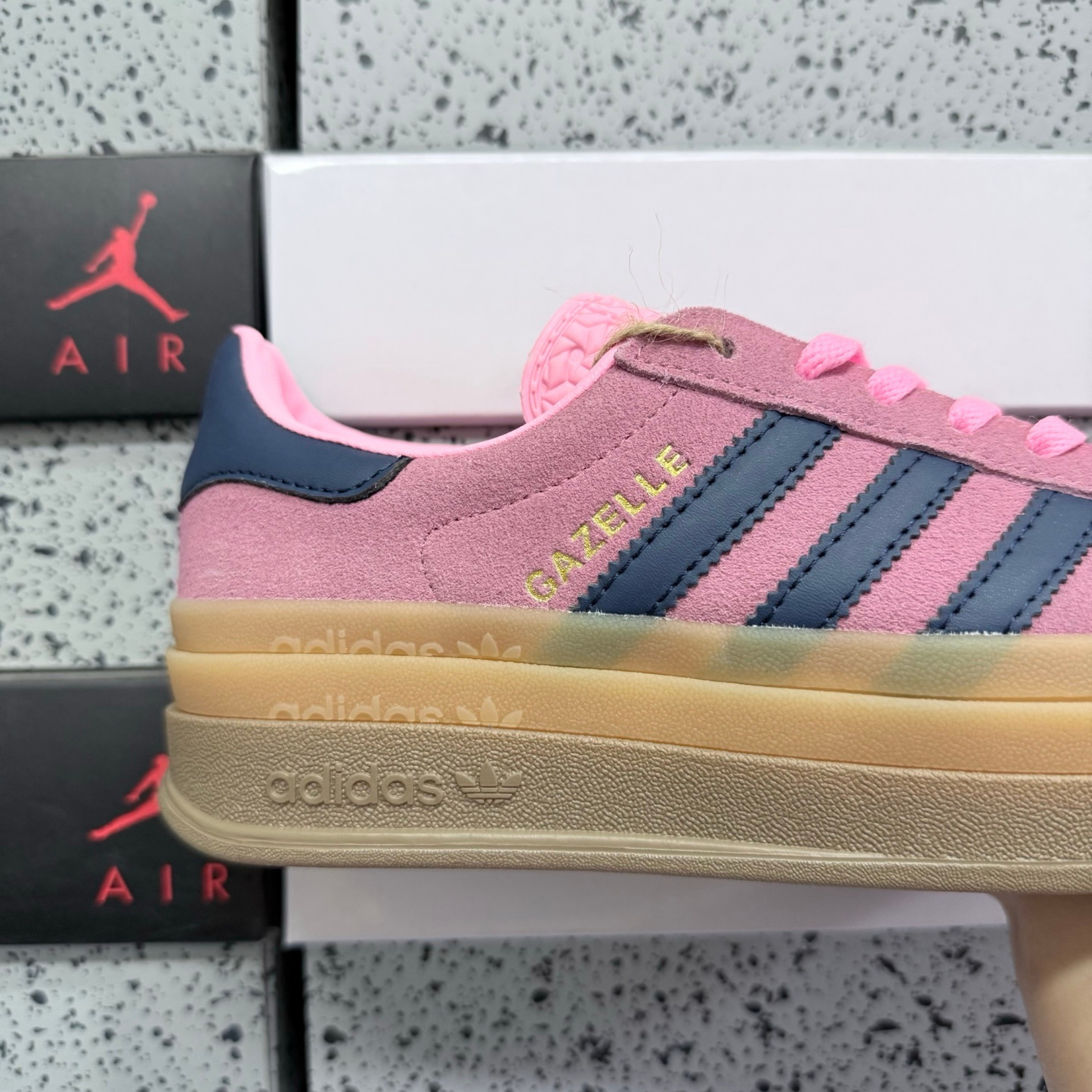 Adidas Gazelle Bold - Pink Brown Blue