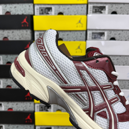 Asics Gel 1130 - White Maroon Banner