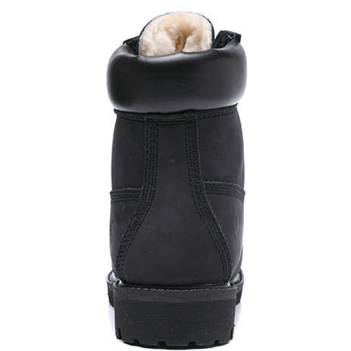 Timberland Premium 6-Inch Warm-Lined Waterproof Boot - Black Shearling