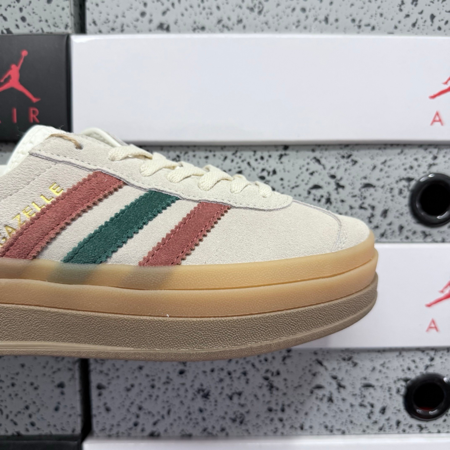 Adidas Gazelle Bold - Brown Brown Green