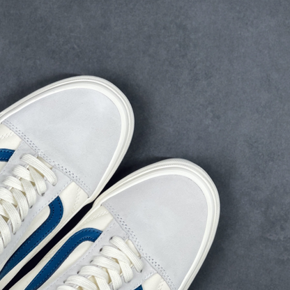 Vans Old School Leather - White/Blue