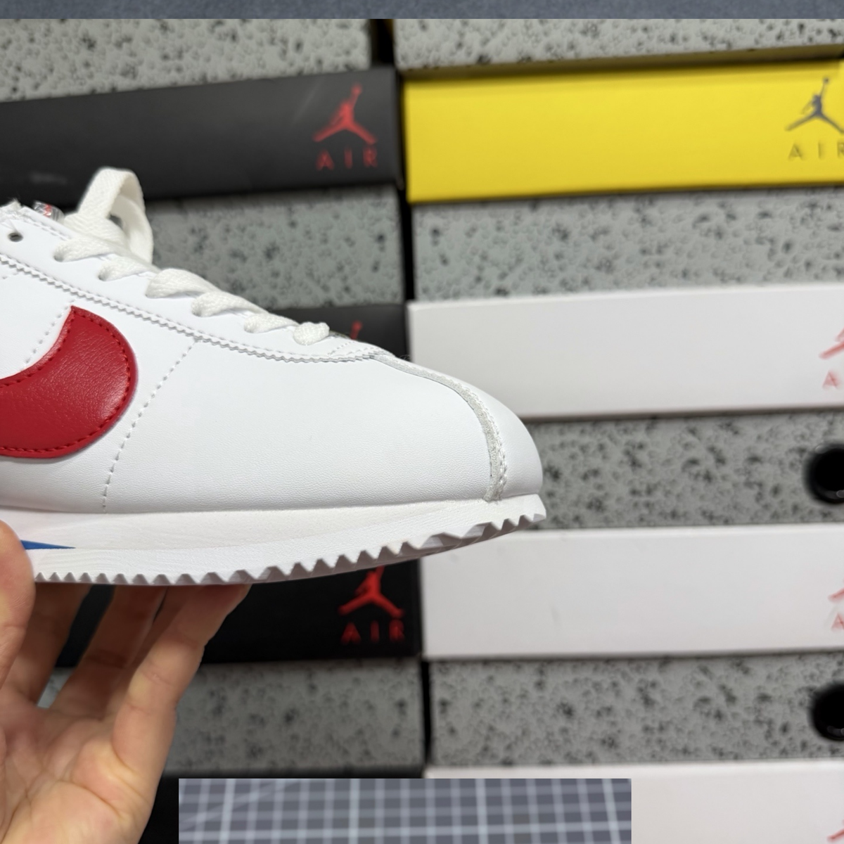 Nike Cortez Leather - White Varsity Red