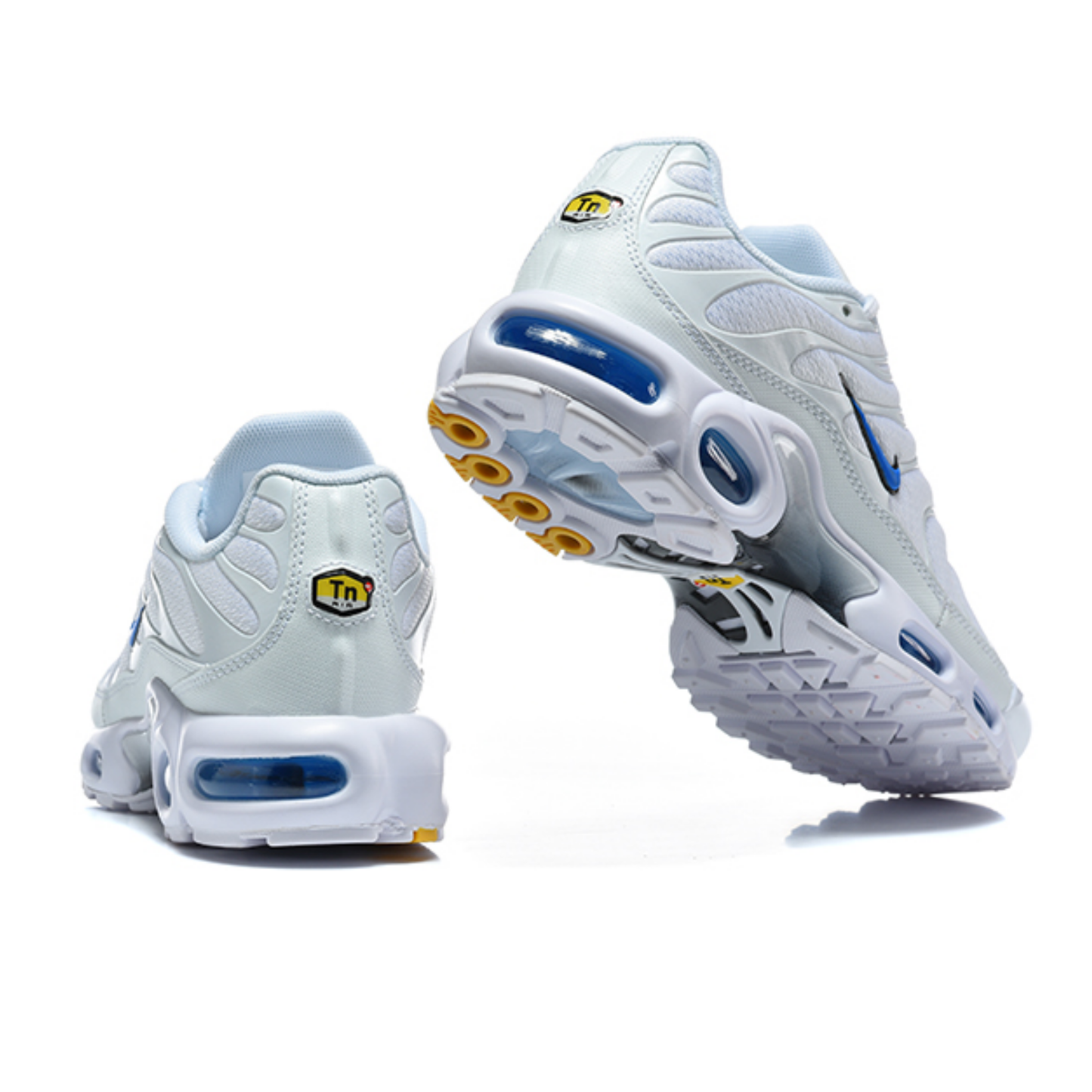 Nike Air Max Plus - White Black Blue Crystal