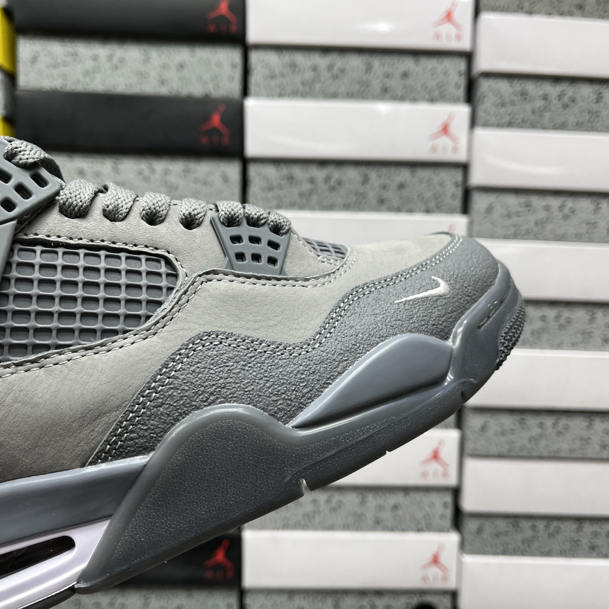 Nigel Sylvester x Air Jordan 4 Retro OG SP - Brick By Brick Grey Anthracite