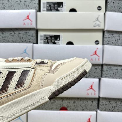 Adidas Drop Step Low 2.0 - Cream White Brown Cardboar