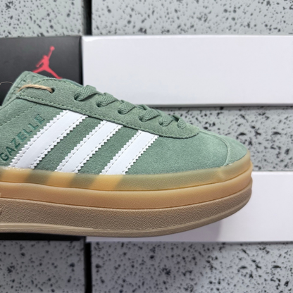 Adidas Gazelle Bold - White Grass Brown