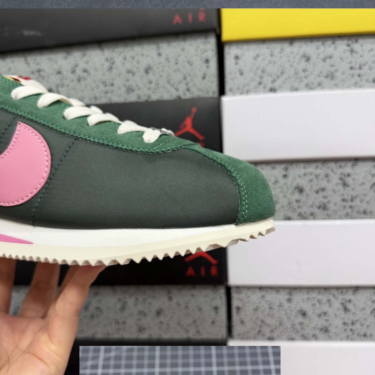Nike Cortez Textile - Fir/Pinksicle