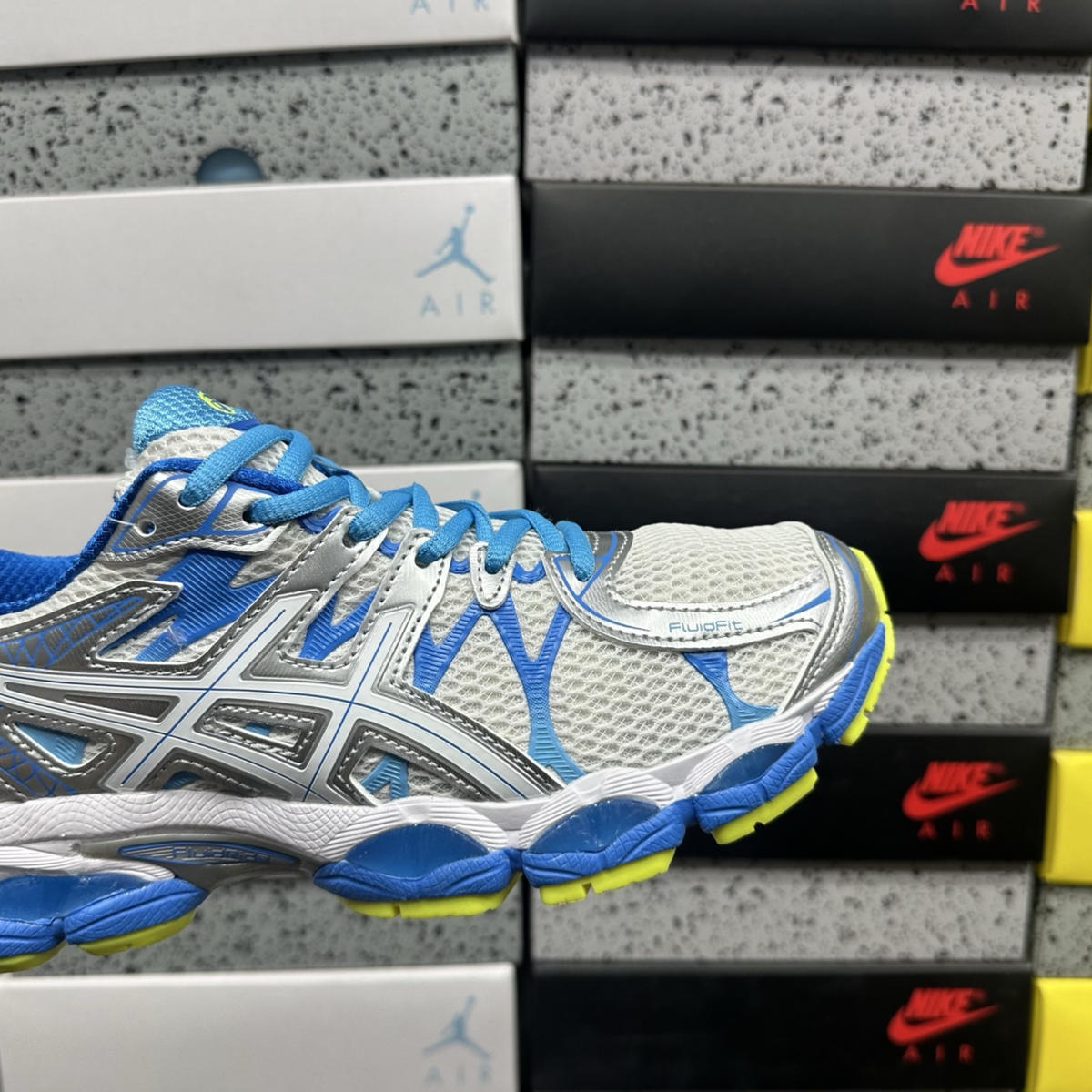 Asics Gel Nimbus 16 - Snow White / Royal Blue