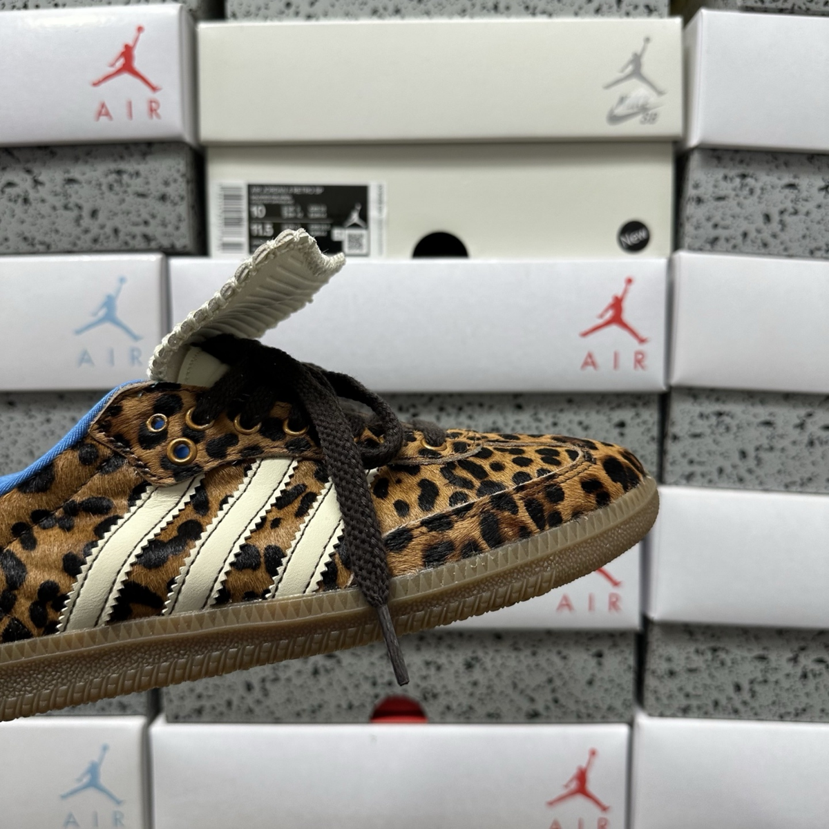 Wales Bonner x Adidas Samba -  Pony Leopard
