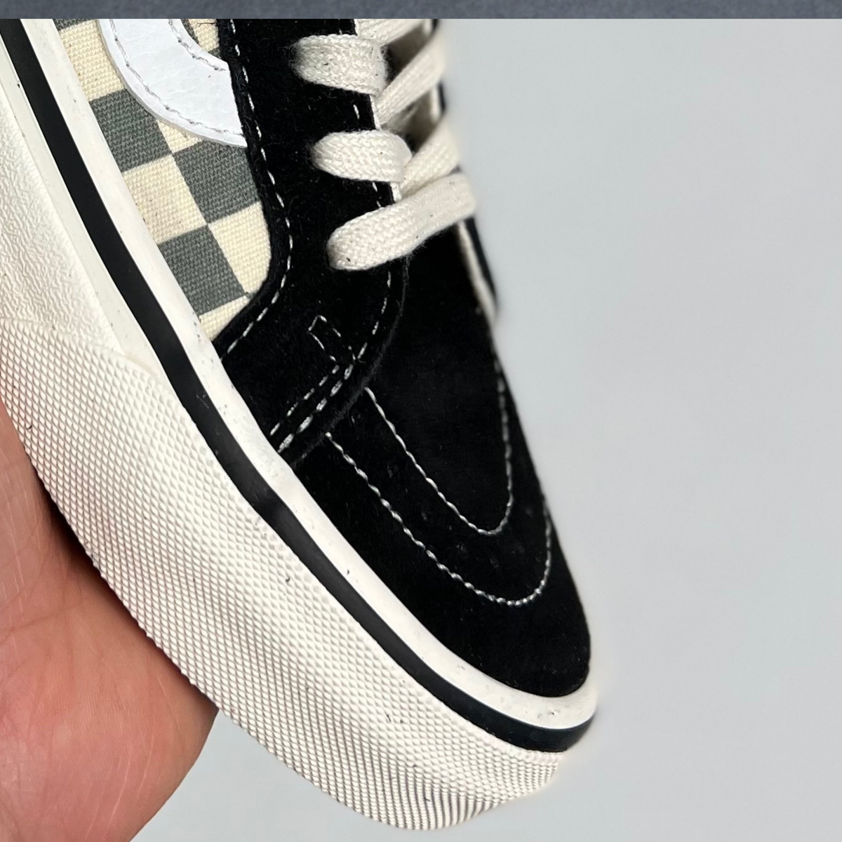 Vans Sk8-Hi Reissue 38 LX Checkerboard - Black/Sage