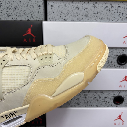 Off-White x Air Jordan 4 Retro SP - Sail
