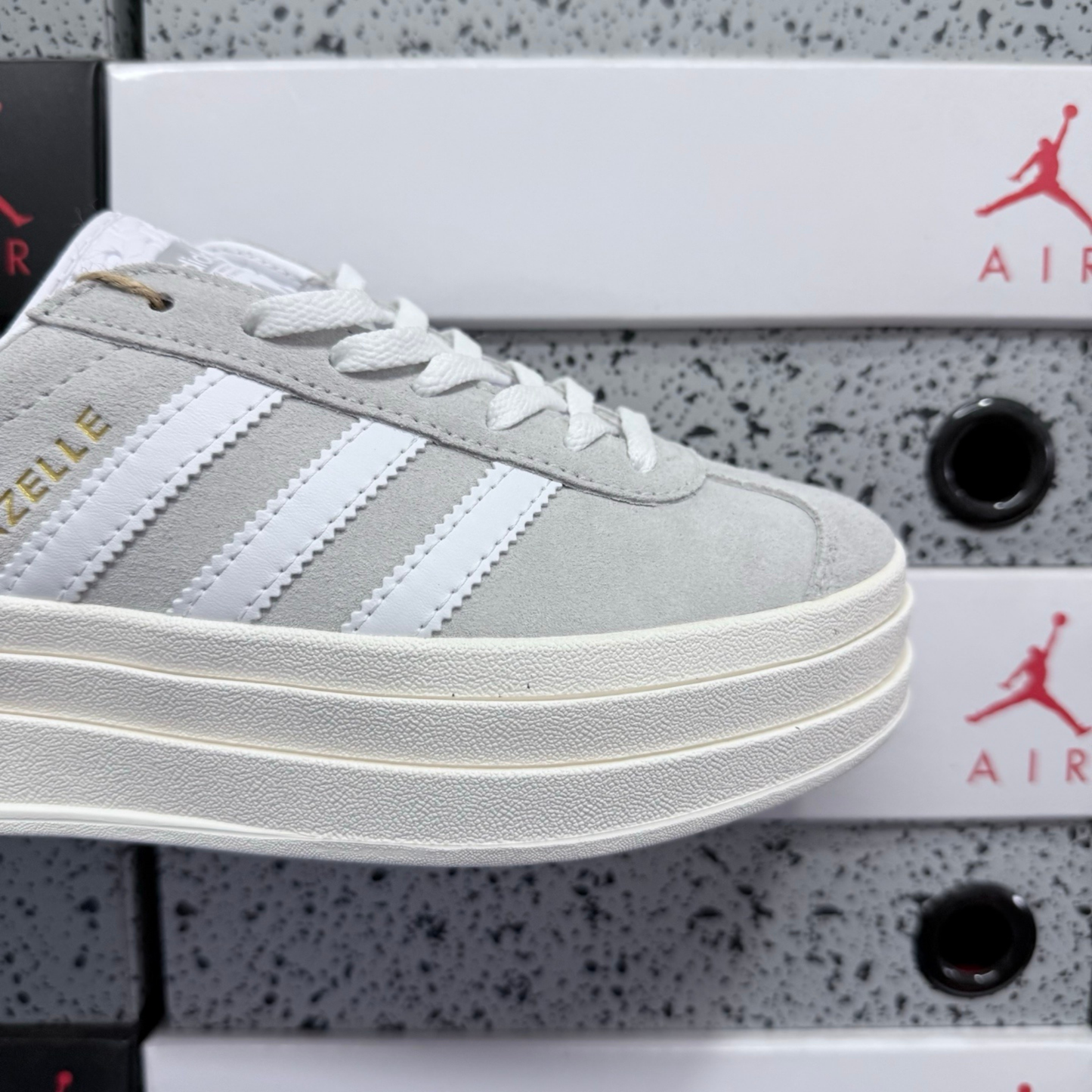 Adidas Gazelle Bold - Grey Two