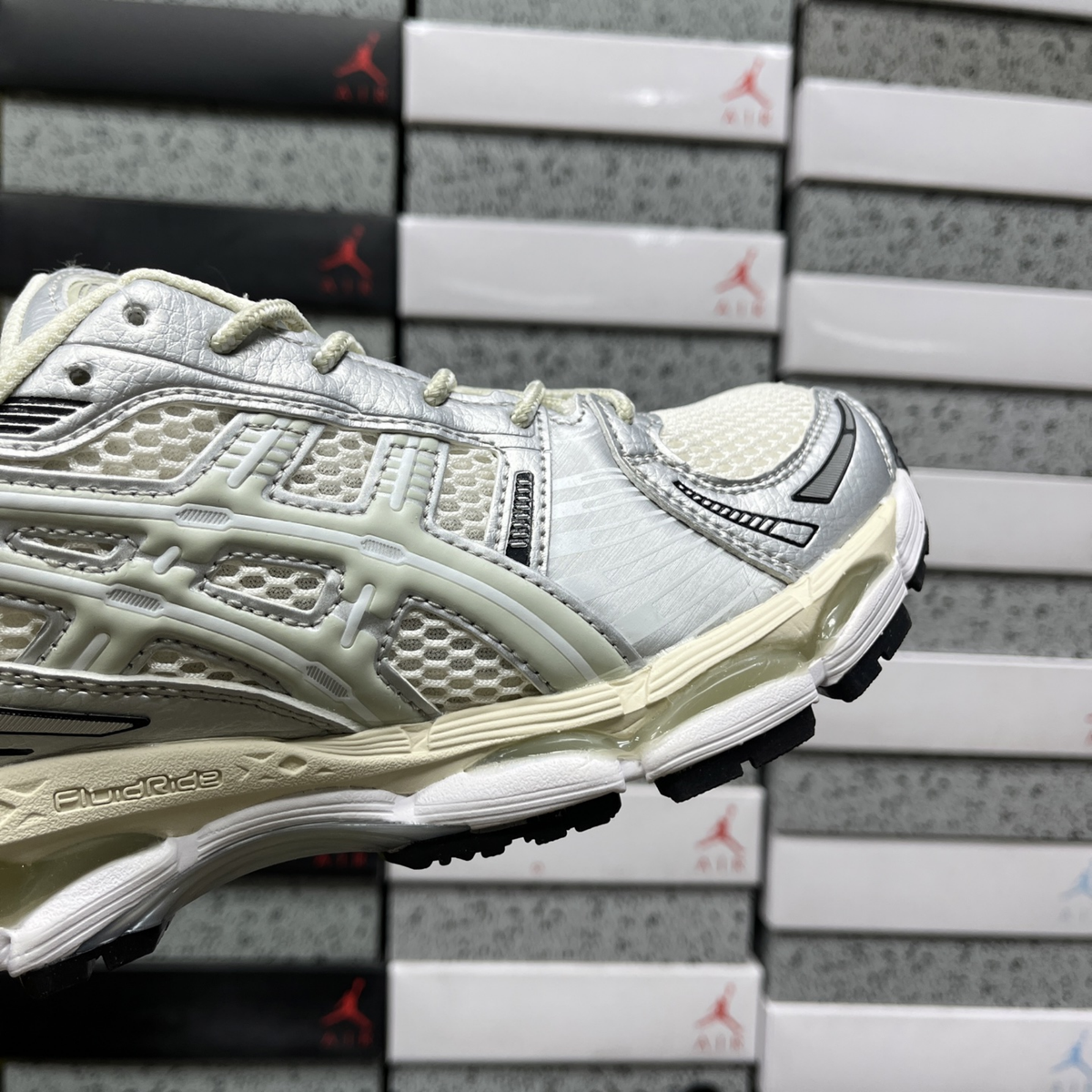 Asics Gel Kayano 12.1 - Cream Pure Silver