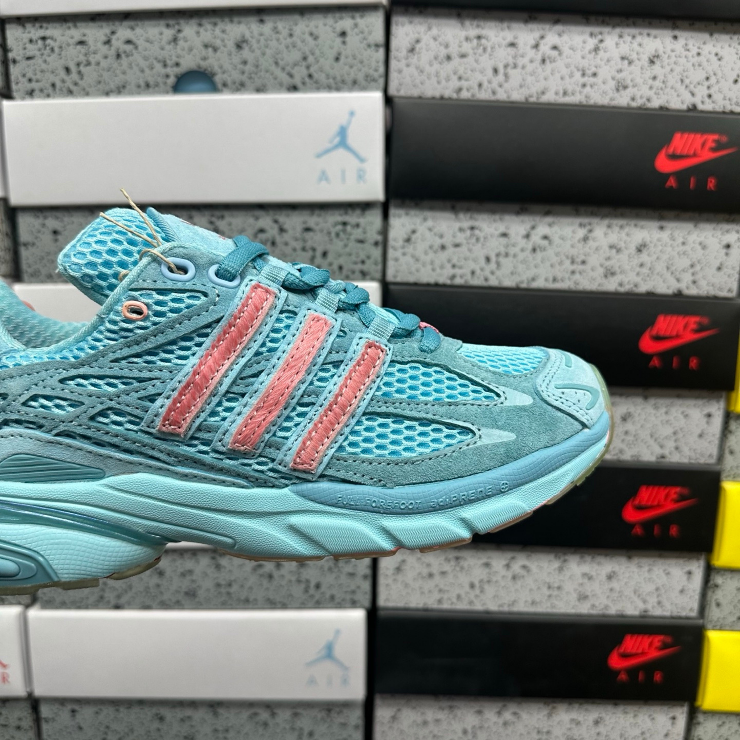 UNHEARD OF x Adidas Adistar Cushion - Bliss Blue/Semi Pink Spark