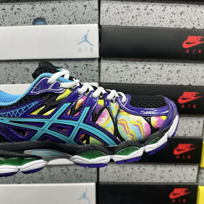 Asics Gel Nimbus 16 - Black / Iridescent Swirl