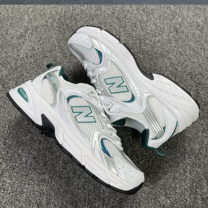 New Balance 530 - White Silver Green