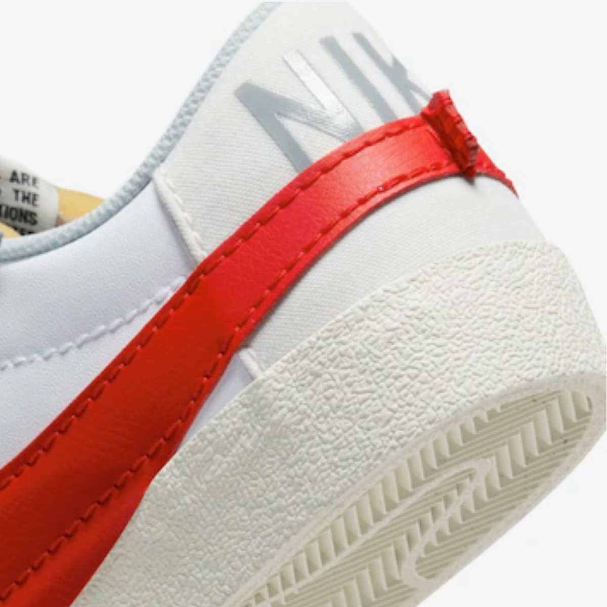 Nike Blazer Low '77  Jumbo - White University Red