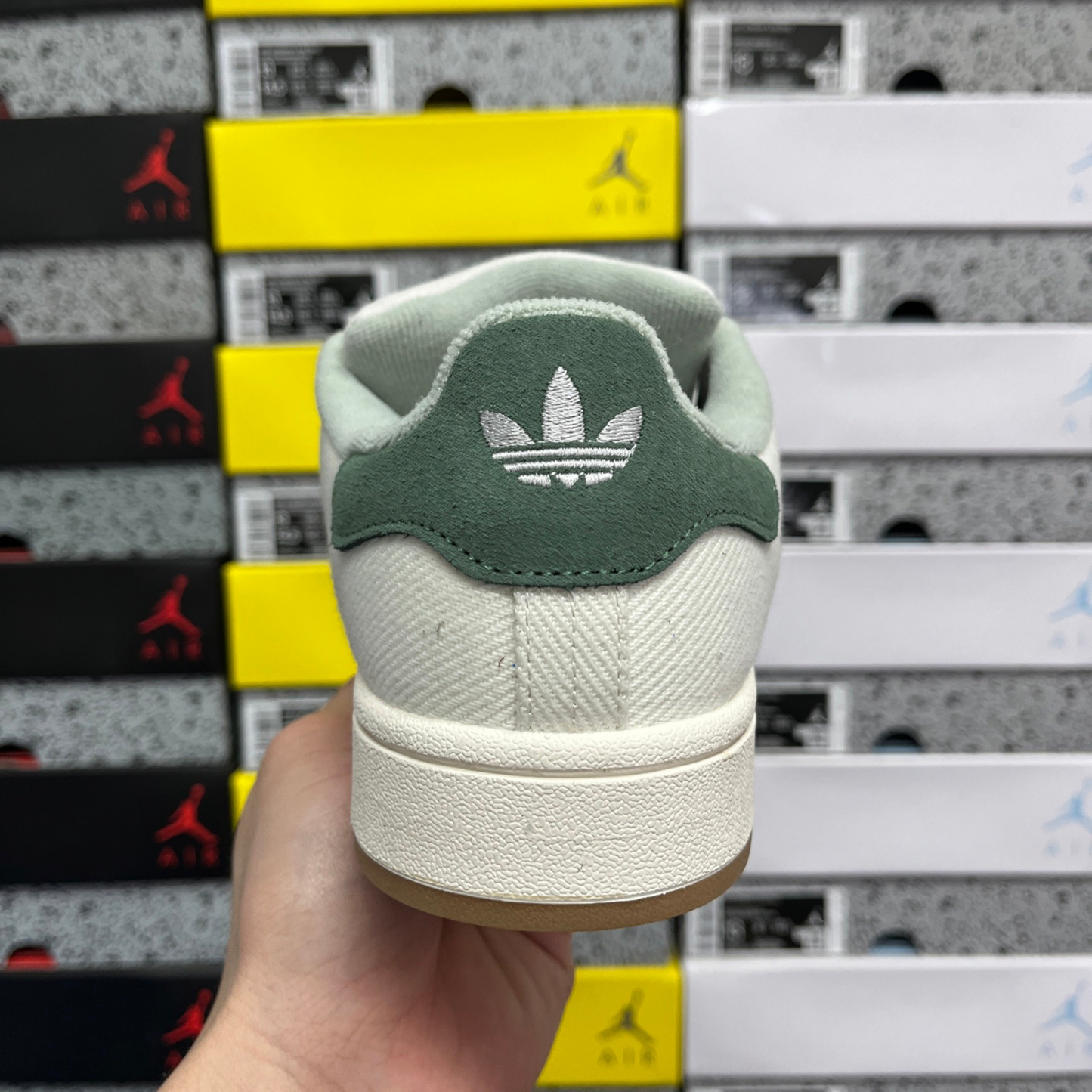 Adidas Campus 00's - Cloud White Burgundy