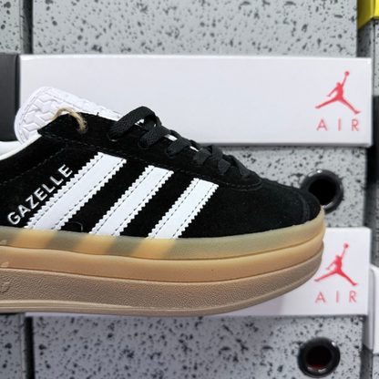 Adidas Gazelle Bold - Black White Brown
