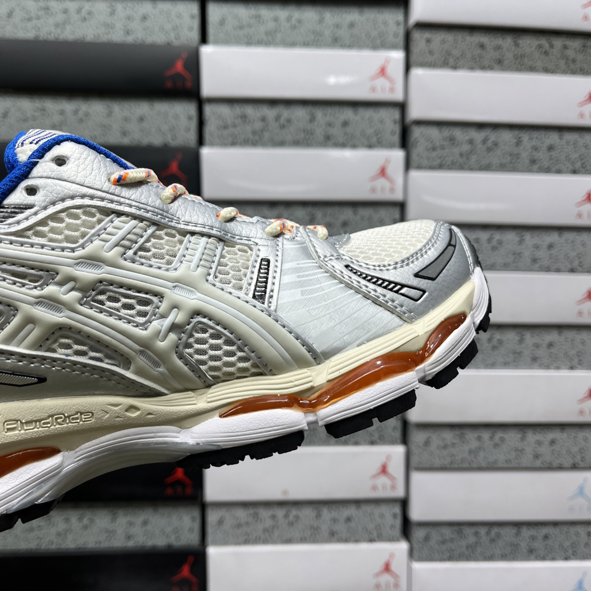 Ronnie Fieg x Asics Gel Kayano 12.1 - Cream Blue Orange