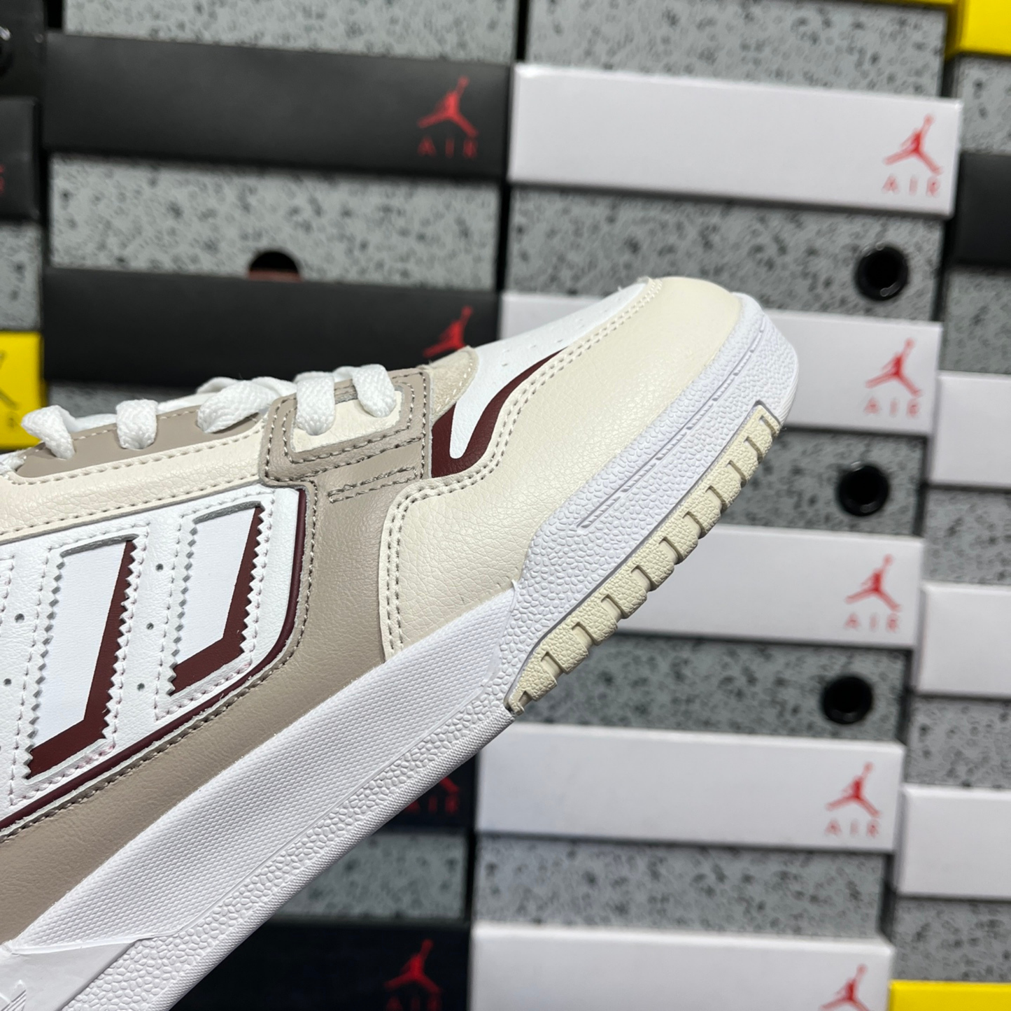 Adidas Drop Step Low 2.0 - Cream White / Apricot / Crew Red