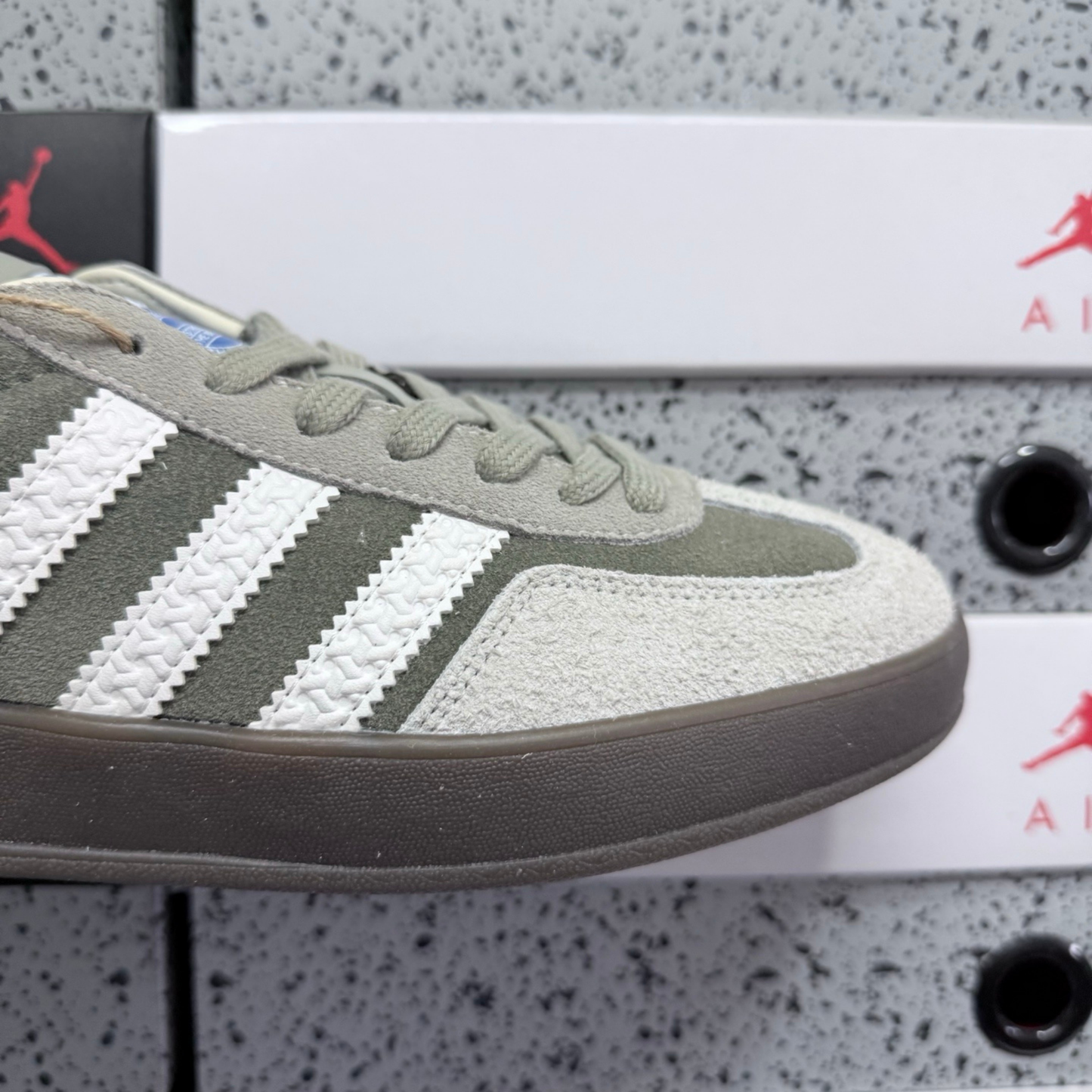 Adidas Gazelle Indoor - Silver Green Core Black