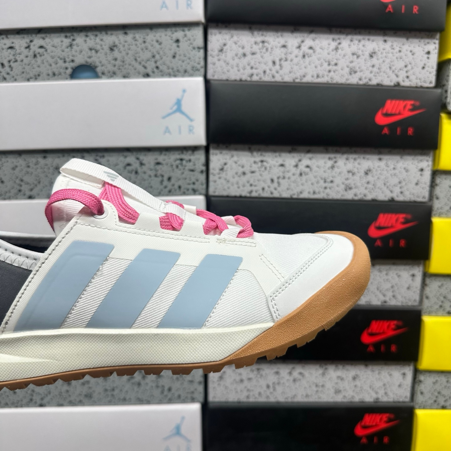 Adidas Terrex Daroga Cordura - White Light Blue Pink