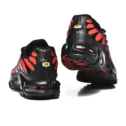 Nike Air Max Plus - Black Bright Crimson Sunset